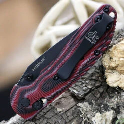 Doug Ritter MINI-RSK® MK1-G2 Knifeworks Exclusive G-Mascus® Red G-10/Black Blade - Sprint Run -Knife Sale Store DR54121.4 97759.1648669470