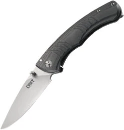 Best Seller 7 CRKT Full Throttle Framelock A/O CR7031, 2.902" 8Cr13MoV Plain Blade, Black G10 Front W/ 2Cr13 SS Back Handle