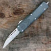 CobraTec Gray FS-X OTF Knife CTKMGRYFS-XMWNS, 3" D2 Steel Wharncliff Plain Blade, Gray Aluminum Handle -Knife Sale Store MGYFS XMWNS.1 31086.1583253782