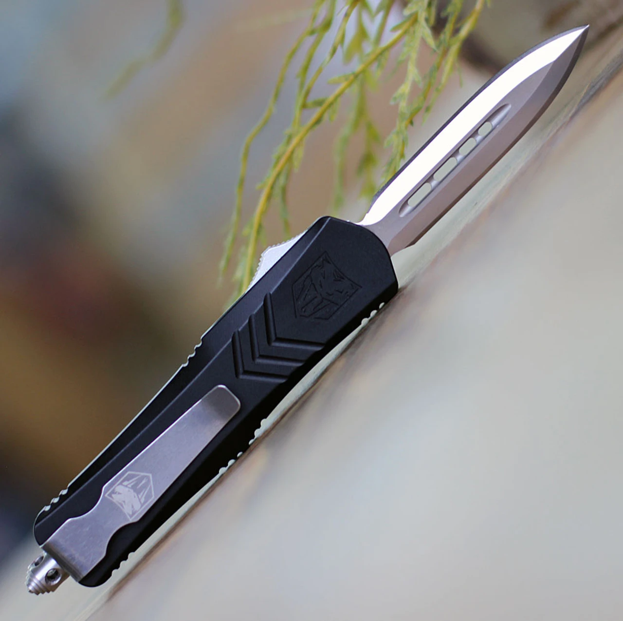 CobraTec Black FS-X OTF Knife - Blk Alum (2.75" D2) SBLKFS-XSDAGNS 4 CobraTec Black FS-X OTF Knife - Blk Alum (2.75" D2) SBLKFS-XSDAGNS - Image 2