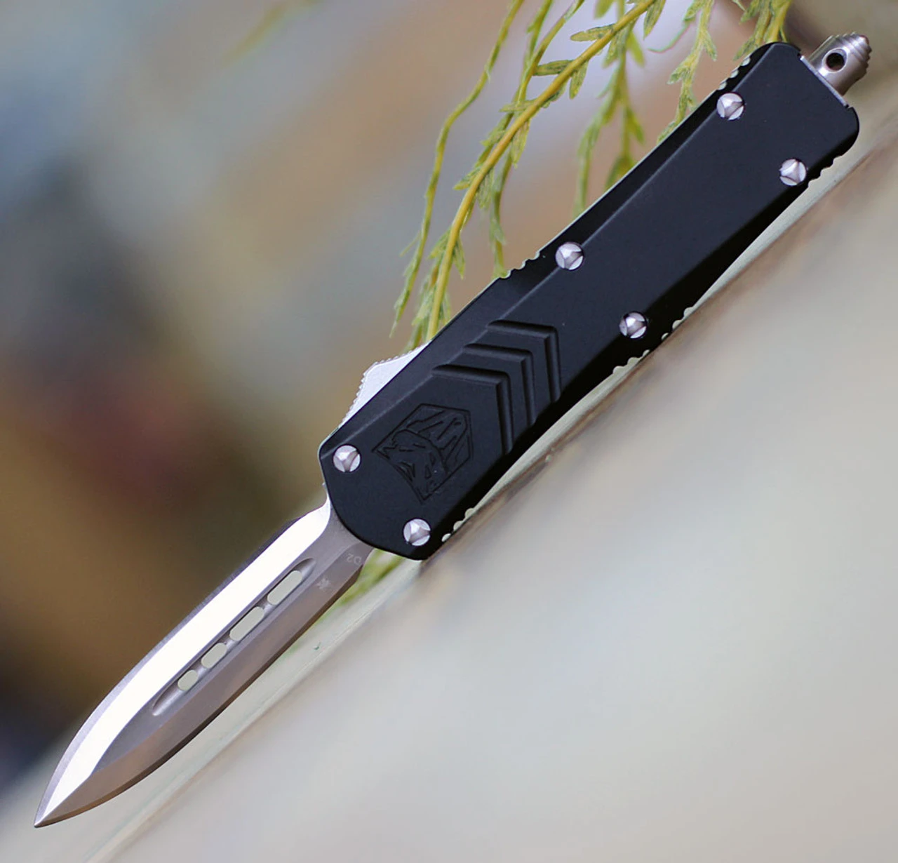 CobraTec Black FS-X OTF Knife - Blk Alum (2.75" D2) SBLKFS-XSDAGNS 3 CobraTec Black FS-X OTF Knife - Blk Alum (2.75" D2) SBLKFS-XSDAGNS