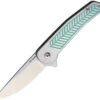 Alliance Designs ALS1GR Scout Framelock Green, 2.4" RWL34 Plain Blade, Anodized Handle -Knife Sale Store Scout Framelock Green 1 05479.1576681973