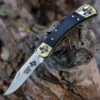Buck 110 Texas Rose- Ebony Wood (3.75" 420HC) YH391-1 -Knife Sale Store YH391.1 04235.1664294205