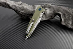 Artisan Predator ATZ1706PGN, 3.74" D2 Steel, OD Green G-10 Handle -Knife Sale Store atz1706pgn 2 52073.1566585976