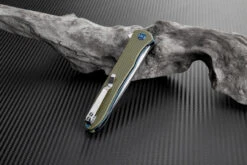 Artisan ATZ1707PGN Shark, 3.94" D2 Steel Plain Blade, Green G-10 Handle -Knife Sale Store atz1707pgn 2 73749.1566585985