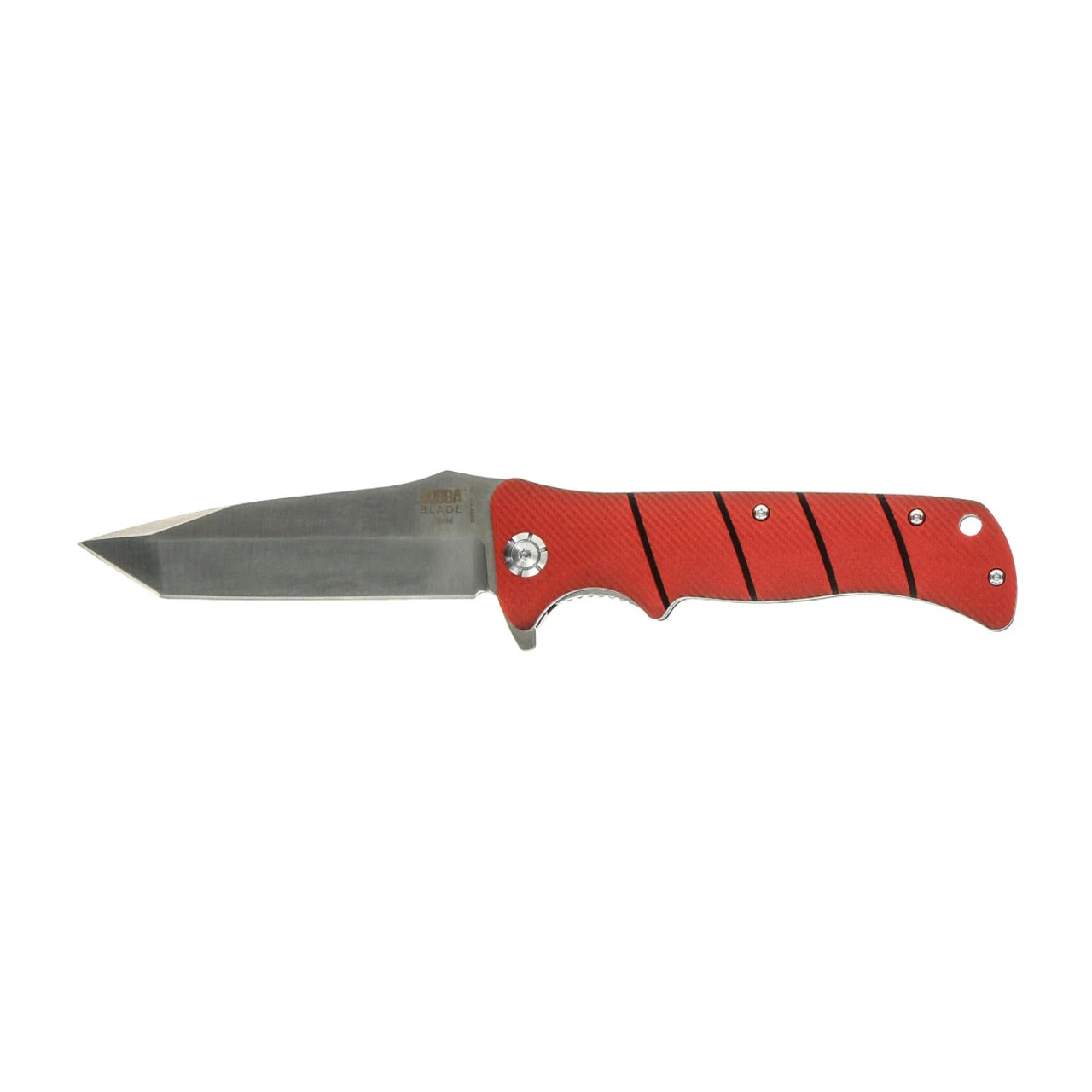 Bubba Sculpin Pocket Knife CLFK, 4" High Carbon SS Blade, Red G-20 Handle 3 Bubba Sculpin Pocket Knife CLFK, 4" High Carbon SS Blade, Red G-20 Handle