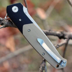 Bestech G03B Swordfish, 4" D2 Plain Blade, Black & Beige G-10 Handle -Knife Sale Store btkg03b.1 28269.1566585988