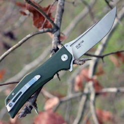 Bestech G05B1 Scimitar, 3.75" D2 Plain Blade, OD Green G-10 Handle -Knife Sale Store btkg05b1.1 44462.1566585995