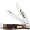 Case 15025 US Army Trapper, Rogers Jigged Walnut Bone Handle (6254 SS) -Knife Sale Store ca15025 57318.1566585991
