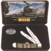 Case 22040 Vietnam War Trapper Gift Set, Smooth Natural Bone Handle (6254 SS) -Knife Sale Store ca22040 95214.1566585948