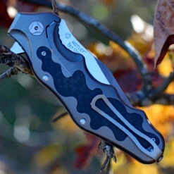 CRKT Ken Onion Motley Flipper K210CFXP, 3.875" Sleipner Plain Blade, Titanium Carbon Fiber Inlays Handle-Limited To 500 -Knife Sale Store crktk210cfxp.2 71079.1566586134