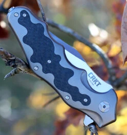 CRKT Ken Onion Motley Flipper K210CFXP, 3.875" Sleipner Plain Blade, Titanium Carbon Fiber Inlays Handle-Limited To 500 -Knife Sale Store crktk210cfxp.3 57868.1566586134