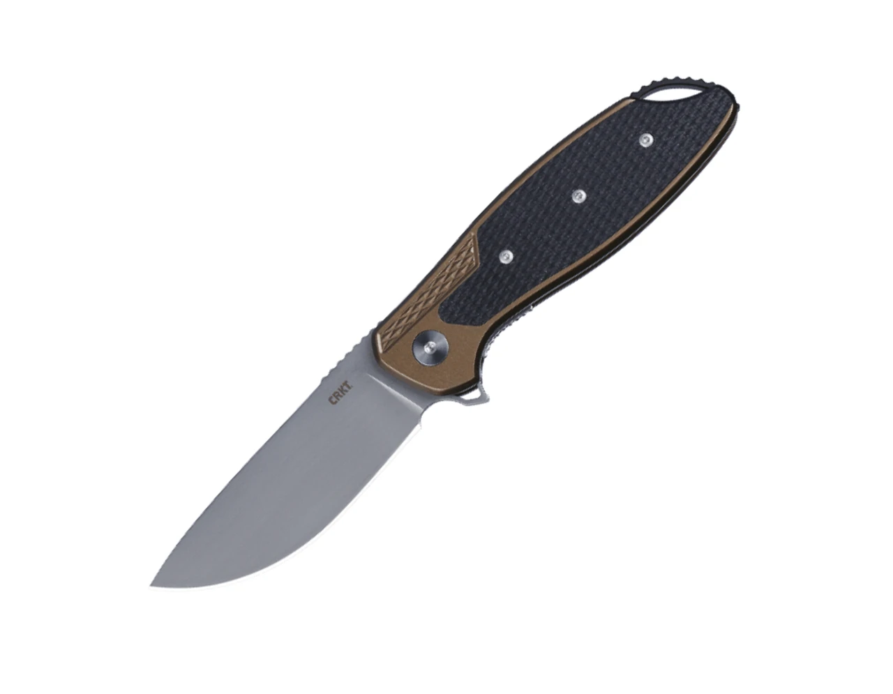 CRKT Jake - Bronze Alum W Blk G10 (3.32" 12C27) K360GXP 3 CRKT Jake - Bronze Alum W Blk G10 (3.32" 12C27) K360GXP