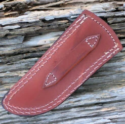 Damascus 1072 The Wedge Fixed Blade, 4" Damascus Plain Blade, Black Buffalo Horn Handle -Knife Sale Store dm1072 1 37819.1566585946