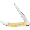 Case Small Texas Toothpick 81095 Yellow Synthetic Handle (310096 SS) -Knife Sale Store image 02871.1580914319