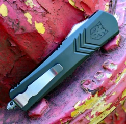 CobraTec Knives MGYFS-XMDAGNS Medium FS-X Grey, 3.0" D2 Steel Dagger Blade, CNC Aviation Aluminum Handle -Knife Sale Store image 10517.1569504992