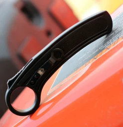 CobraTec Knives OTF Karambit-Blk Aluminum (2.75" D2) CTBK -Knife Sale Store image 19032.1572288462