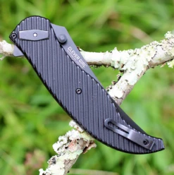 CRKT 2640 CLEVER GIRL FOLDER, 4.08" D2 Steel Black Plain Blade, G10 Handle -Knife Sale Store image 64354.1572615394