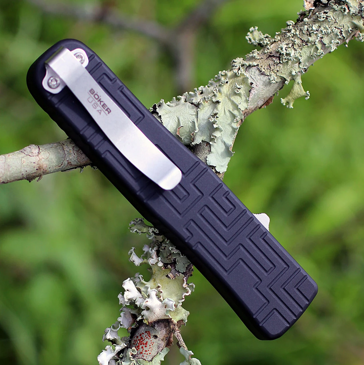 Boker Plus USA OTF Automatic Black Alum (3.5" 154CM SW) 06EX260 6 Boker Plus USA OTF Automatic Black Alum (3.5" 154CM SW) 06EX260 - Image 4