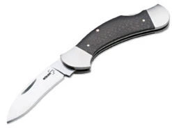 Boker Plus Phaser, Classic Pocket Knife, 3" 440C Blade, Carbon Fiber Handles