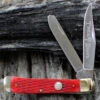 Boker Traditional Series, Trapper, Jigged Red Bone Handle, 4 1/4 In. Closed -Knife Sale Store knifework 110747 94824.1566588631