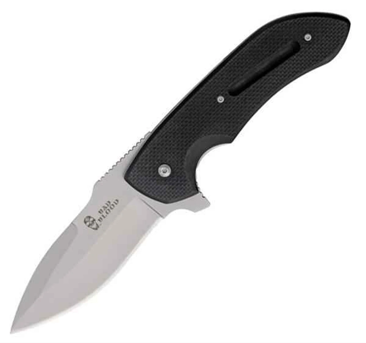 Bad Blood 0101K Kendrick Fire Splitter, 3.7" 8Cr14 SS Plain Blade, Black G-10 Handle 3 Bad Blood 0101K Kendrick Fire Splitter, 3.7" 8Cr14 SS Plain Blade, Black G-10 Handle