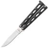 Bear & Son BC113B Butterfly, 4" Closed, SS Plain Blade, Black Epoxy Coated Handles -Knife Sale Store knifework bc113b 46729.1566585801