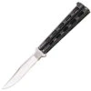 Bear & Son BC114 Butterfly, 5" Closed, SS Plain Blade, Silver Vein Handle -Knife Sale Store knifework bc114 19451.1566585780