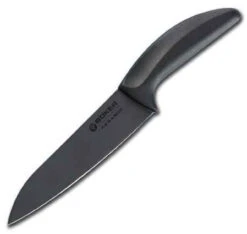 Boker Black Chef's Knife, Ceramic Blade, Delrin Handle