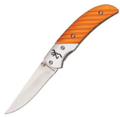 Browning Prism II, Orange Anodized Aluminum Handle, 440A Stainless Steel Blade