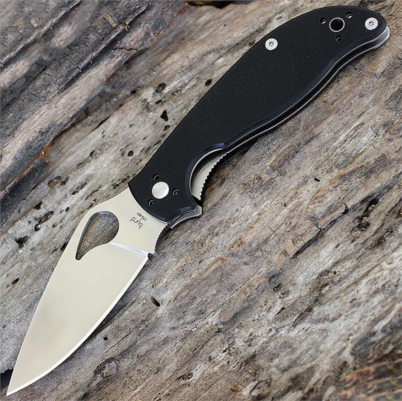 Byrd Knives Raven 2 G-10 BY08GP2, 3.3 In. CTS-BD1 Plain Edge 3 Byrd Knives Raven 2 G-10 BY08GP2, 3.3 In. CTS-BD1 Plain Edge