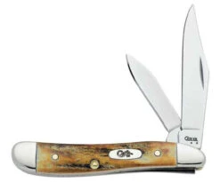 Case 048 Peanut, Genuine India Stag Handles (5220 SS)