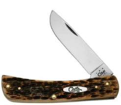 Case 245 Sod Buster Jr., Amber Bone SS (6137 SS)
