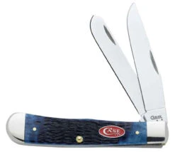 Case 7051 Trapper, Navy Blue Jigged Bone (6254 SS)