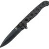 CRKT M16-01KZ Spear Point Black, 3.1" 8Cr15MoV Plain Blade, GRN Handle -Knife Sale Store knifework cr01kz 00441.1566586921