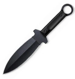 Cold Steel CS80PSSK Shanghai Shadow, 13.25" 1055 Carbon Steel Plain Blade, Polypropylene Handle, Secure- Ex Sheath
