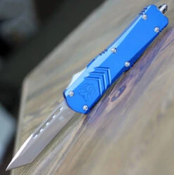 CobraTec Knives Medium FS-X Blue (3" D2 Steel Tanto) MBLUFS-XMTNS